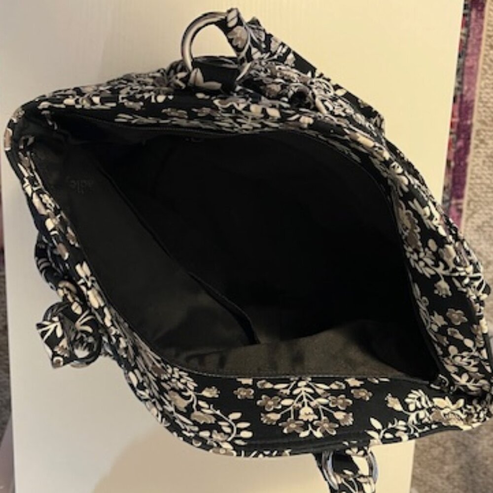 Vera Bradley Chandelier Noir pattern shoulder bag/small tote - 15"x11" - Picture 2 of 3